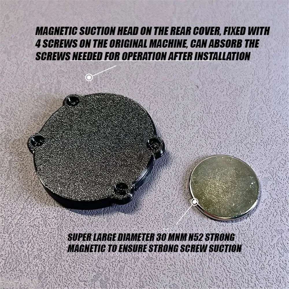 磁気バッチヘッドストレージアクセサリー、プロのポータブル専用スクリュー仕上げ、wu132、便利、新しい2024