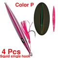 4 Pcs Single hook P