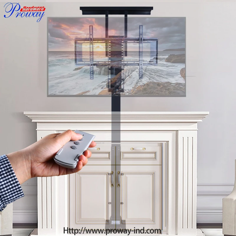 Modern Motorized TV Bracket Electric TV Lift Stand for 42