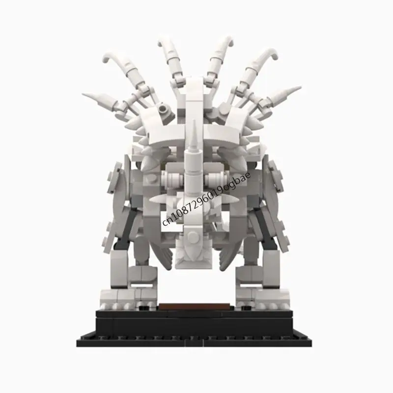 NEW 369PCS MOC Styracosaurus Skeleton Dinosaur Fossils model DIY creative ideas Child christmas Toy Assembly Puzzle birthdayGift