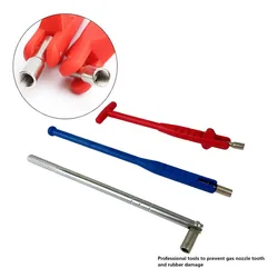 New Red Plastic Steel Car Tire Valve Stem Puller Changer Tool New Auto Metal Tube Repair Installation Tool External Accessories