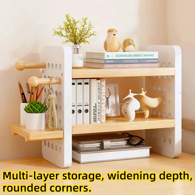 Originality Removable Shelf Book Wooden Luxury Shelf Subject Corner Estante Para Libros Multifunction Home Furniture