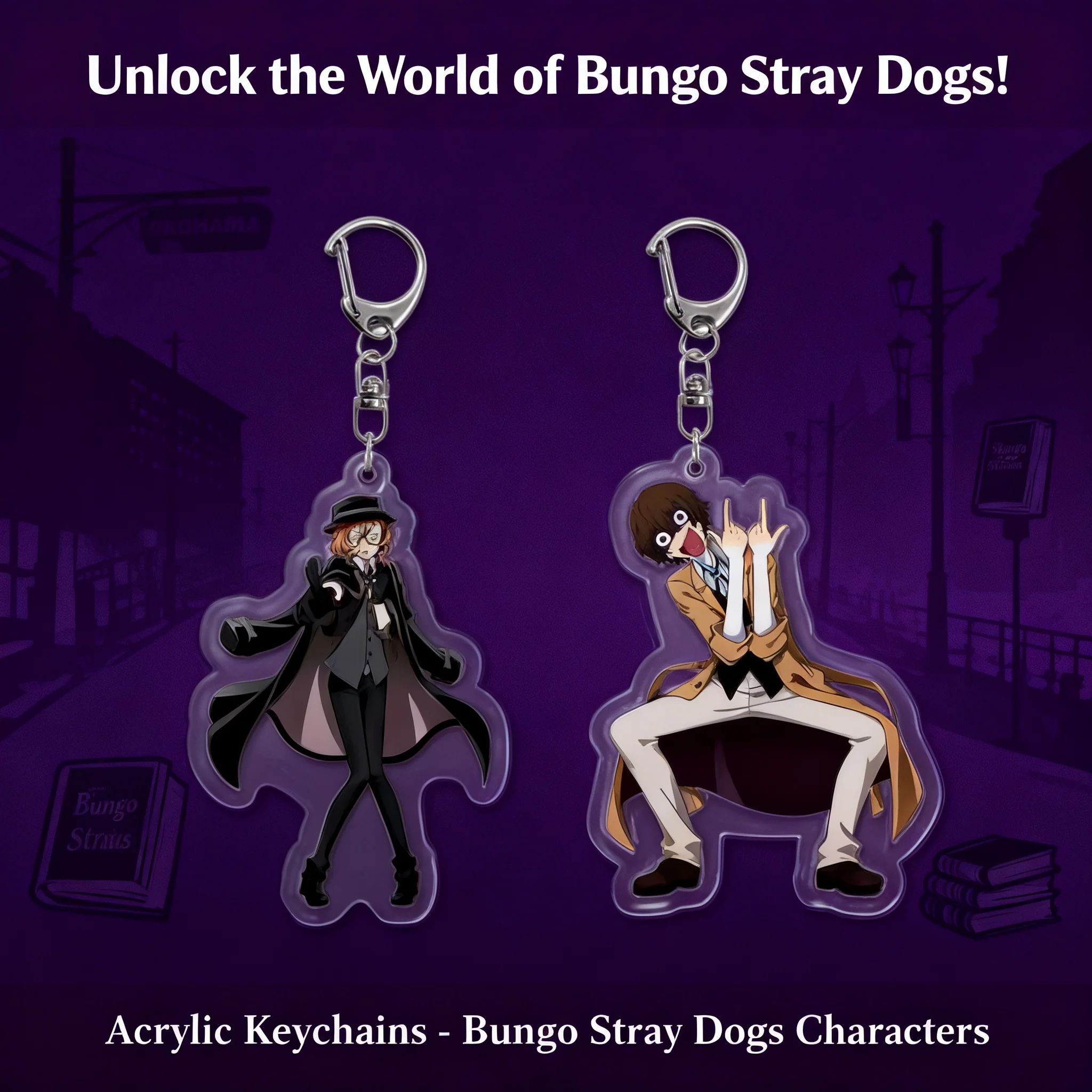 

Аниме-товары: Брелок-подвеска из акрила с Накадзимой Ацуши из Bungo Stray Dogs, многослойный дизайн, в наличии, быстрая доставка по всему миру