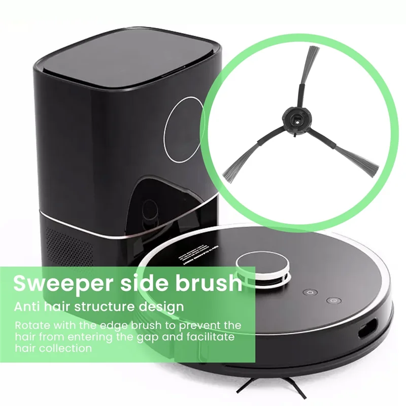 VIOMI S9 로봇 진공 청소기 액세서리 용 가정용 부품 14PCS 메인 브러시 사이드 브러시 필터 걸레 천 먼지 봉투