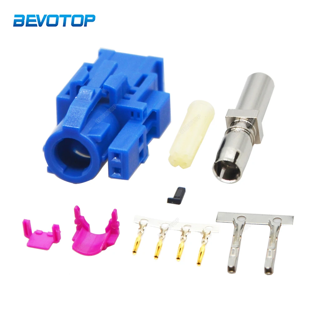 

Blue HSD Code C Automobile High-Speed Connector LVDS Female HSD 4+2 Audio Transmission Connector 6Pin Harness Connector
