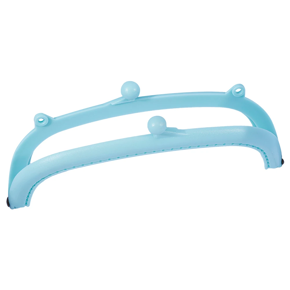 

16.5cm Candy Color Semicircular Plastic Purse Frame Arc Lock DIY Handbag Accessories Purse Making Clamp