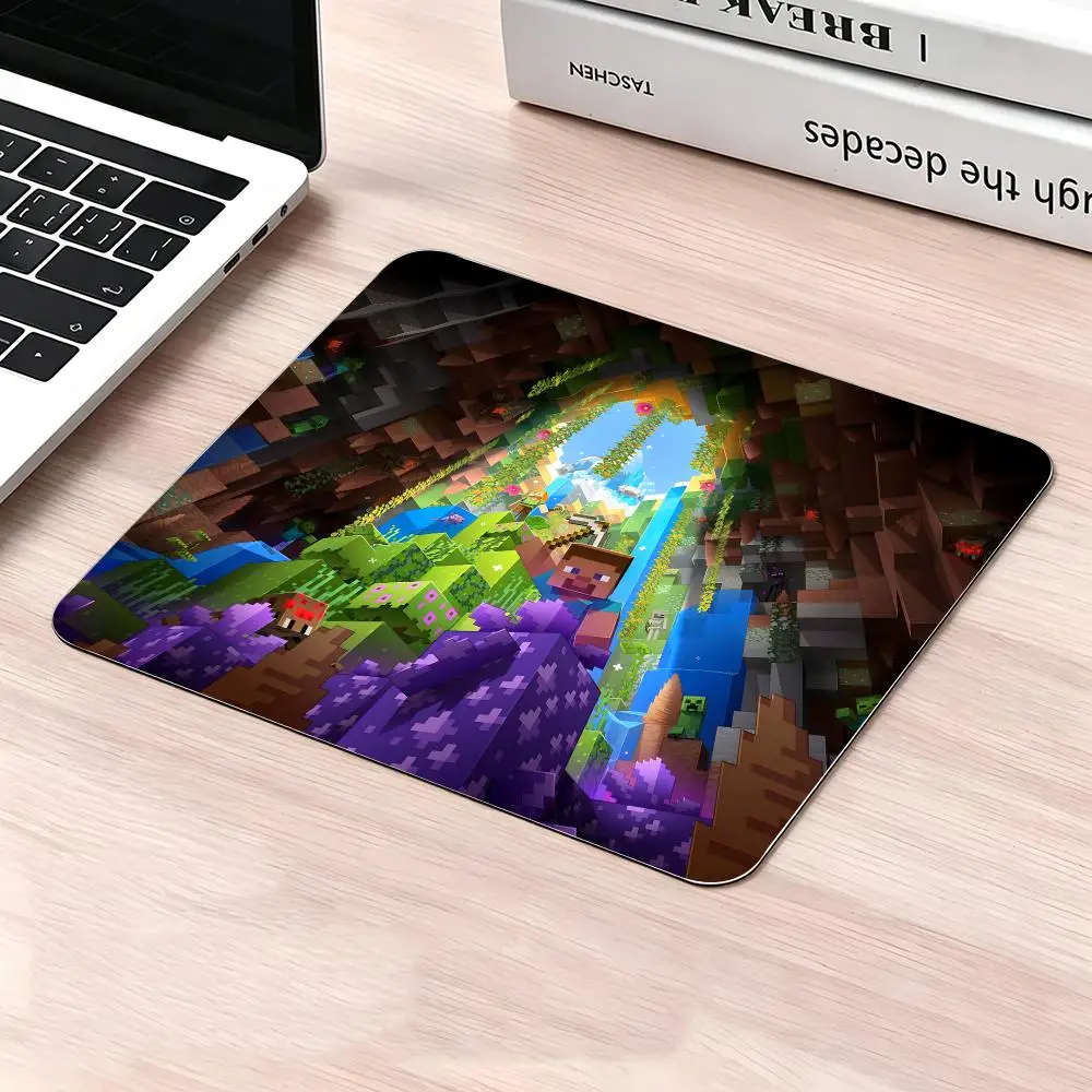 Pixel-Style Blocks Mouse Pad Rubber Antislip Keyboard Pad Mousepad Gaming Accessories XXL Office Computer Mat