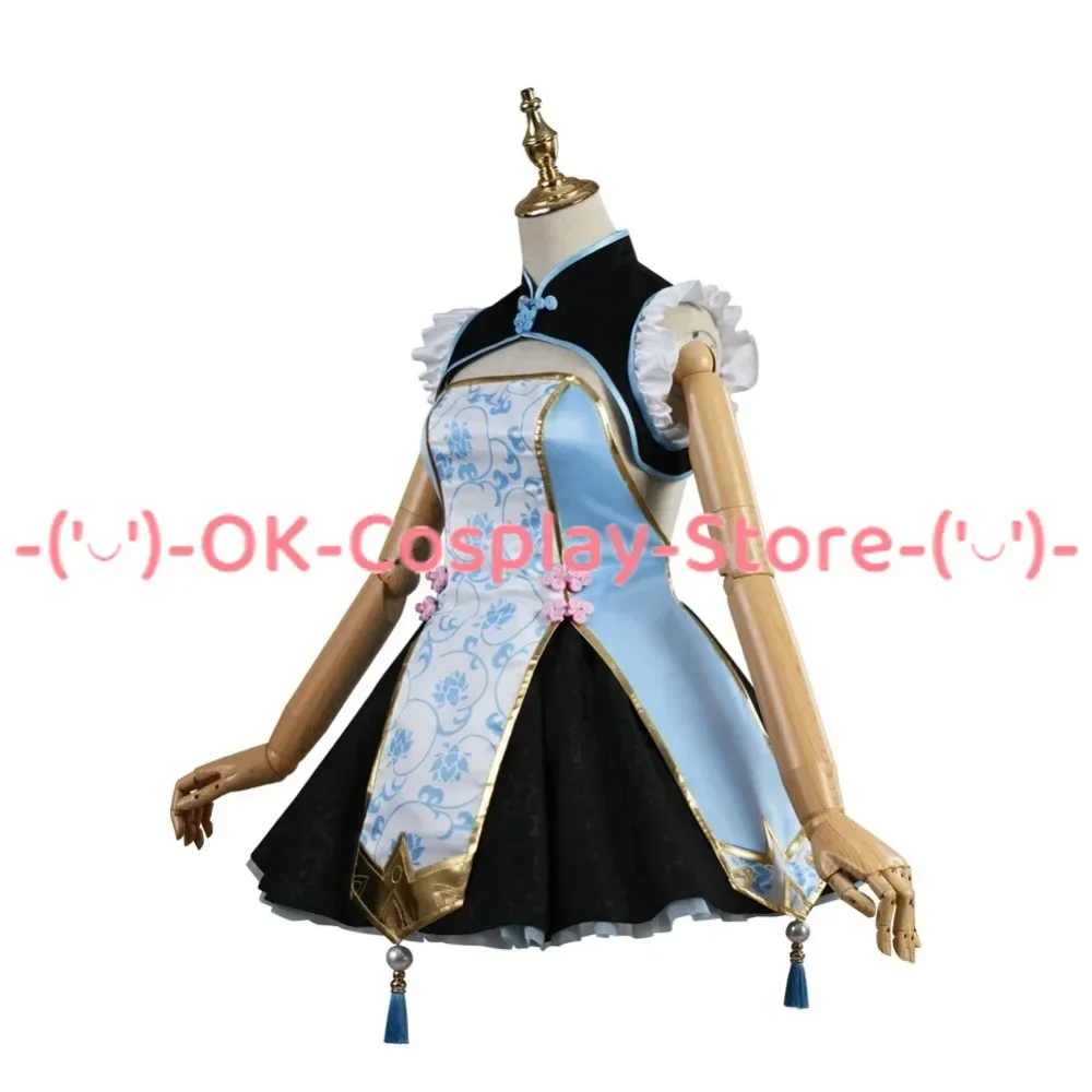 Anime Re:Life in A Different World Rem costumi Cosplay carino cinese Cheongsam Party Suit Halloween Carnival Uniform Custom Made