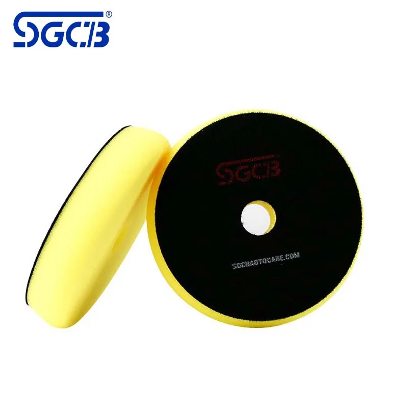 SGCB Pro 5 Inch RO DA Car Foam Polishing Pad Auto Sponge Buffing Pad For Second Polish Moderate Scratch Oxidation Defect 1PCS