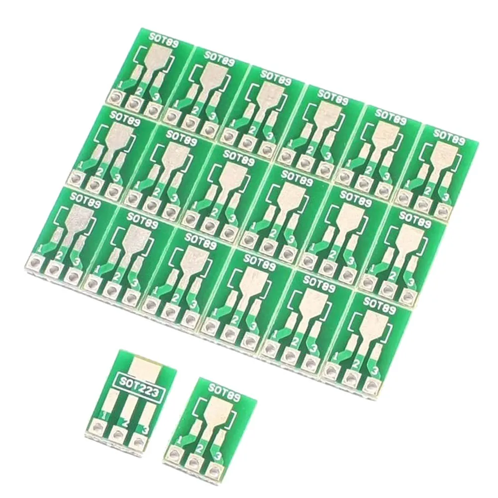 【A89Z】 100Pcs SOT89 SOT223 To DIP PCB Transfer Board Pin Adapter