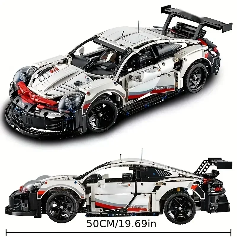 Hot 1580 Pcs Technical Classic Super Racing Car Building Blocks Model Bricks Vehicl Toy For Kids Birthday Boys Gift compatibile