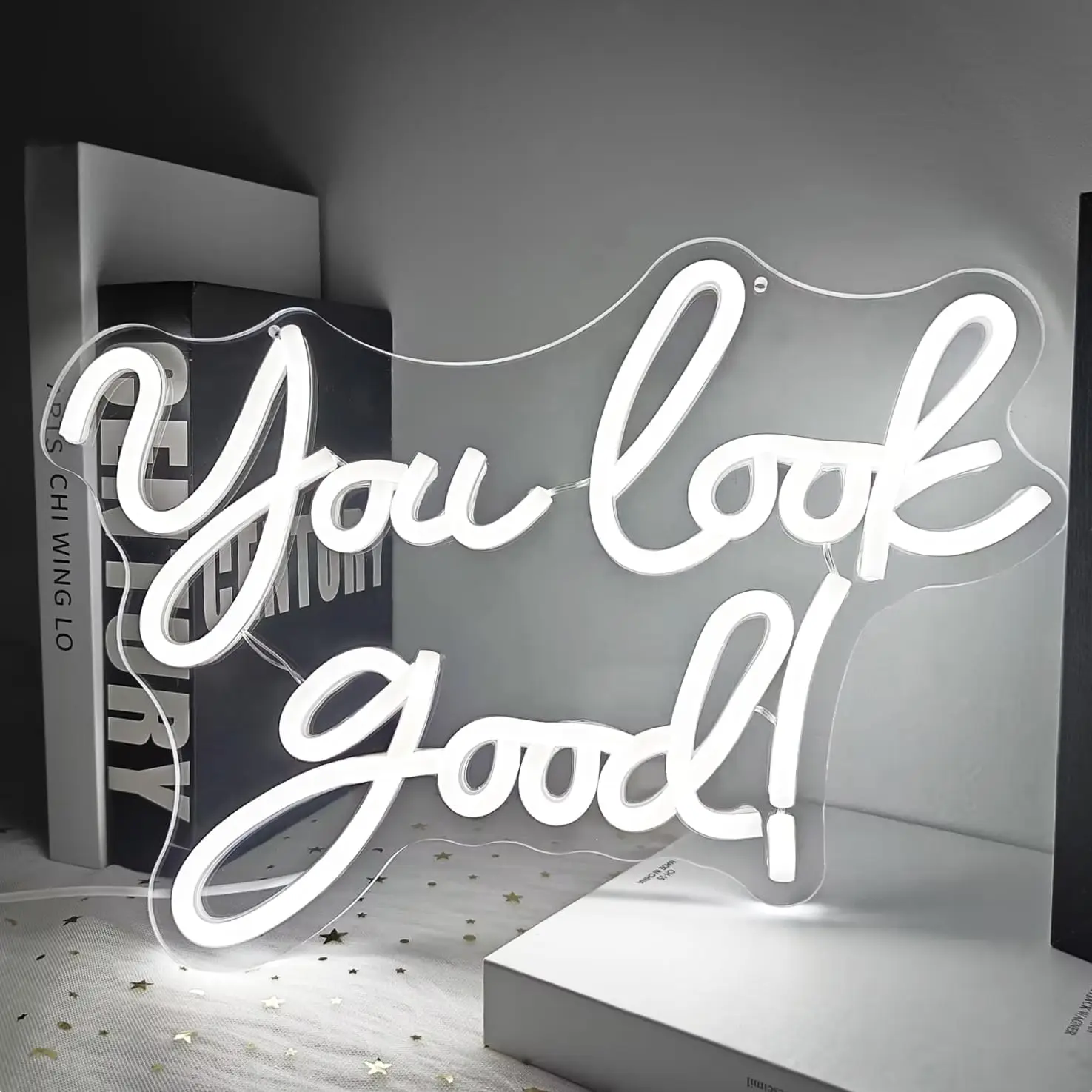 

You Look Good Neon Sign USB LED Neon Light for Home Wedding Party Bar Garage Cloakroom Bedroom Decoration Gift Art Wall Light