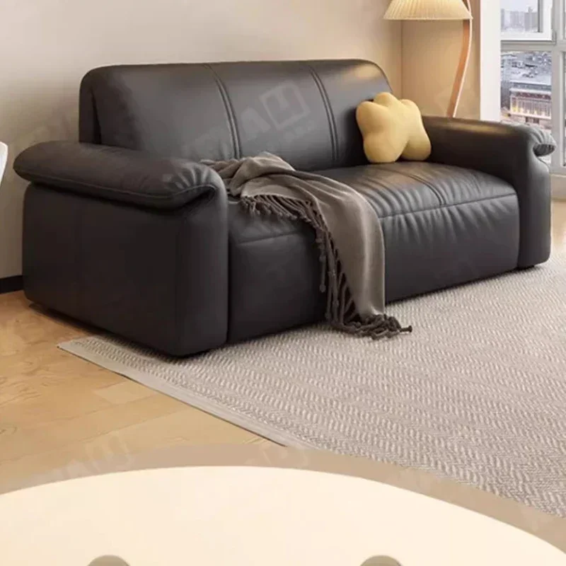 Sofá cama plegable eléctrico, sillón nórdico de lujo, sofás reclinables para sala de estar, muebles multifunción para el hogar, Sofá Na Sala LLLS
