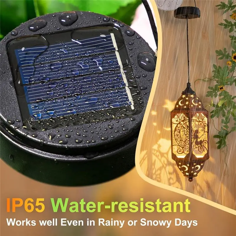 A67P-2Pack 600Mah Solar Lights Replacement Top For Outdoor Lantern Lights Waterproof For Garden, Yard,DIY Birthday Gifts