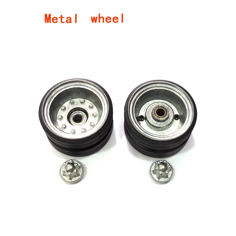 DIY refitting parts Henglong HL3839 1/16 RC tank upgrade parts metal wheels huba set Metal track and gear