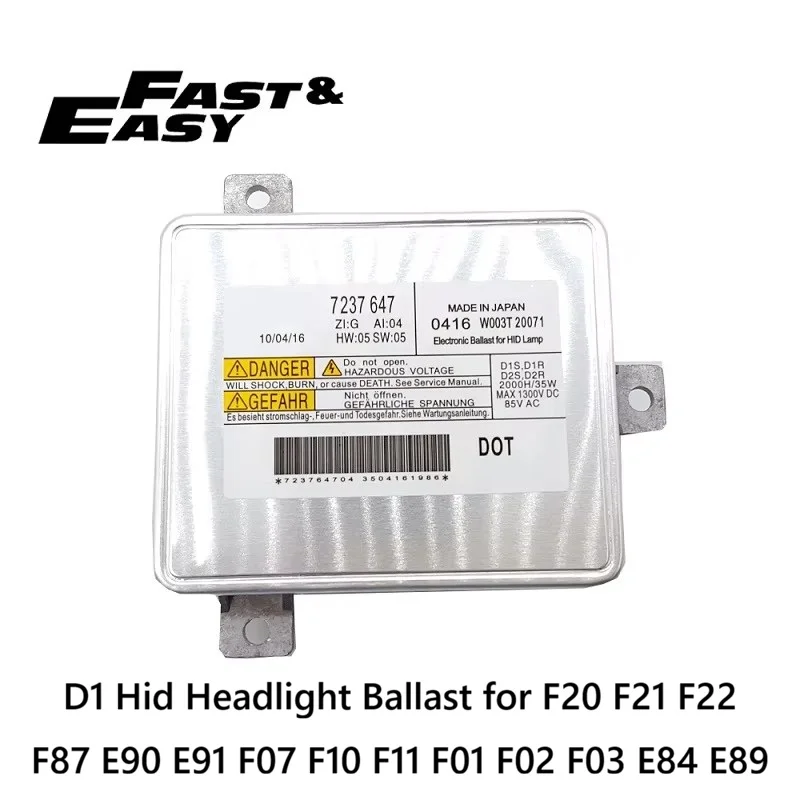 Aftermarke 63117237647 W003T20071 headlight computer HID ballast module D1S D1R D2S D2R for BMW 1 2  3 4 5 6 7X1 X3 X4 X5 X6 Z4