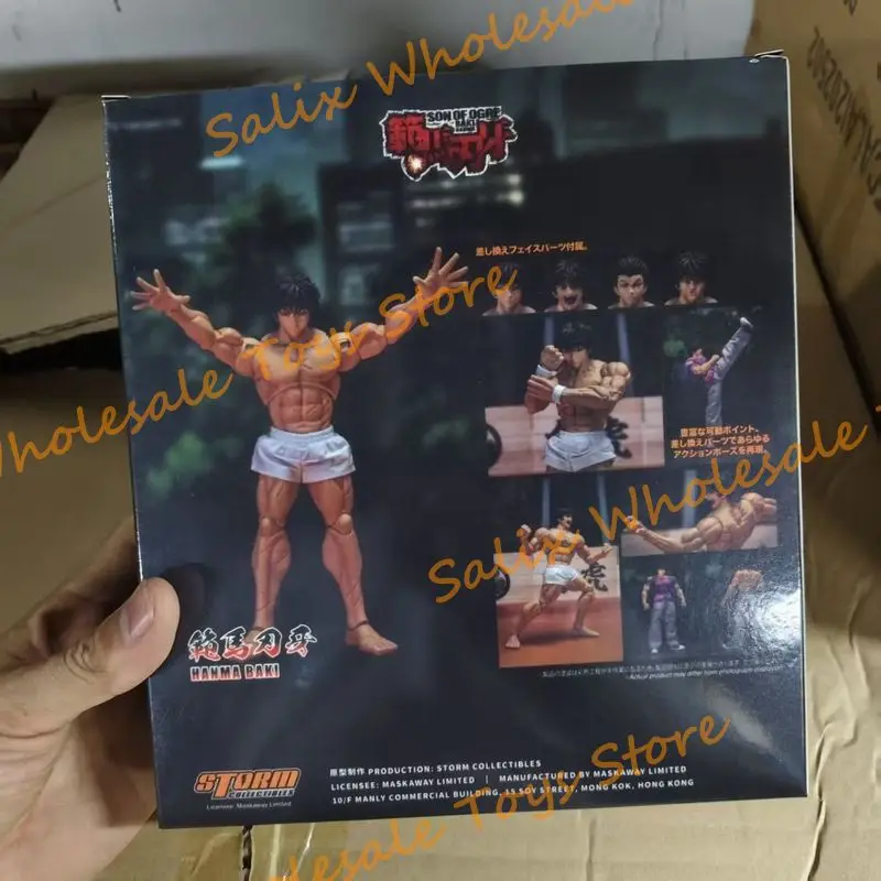 In Magazzino 1/12 Ko Storm Giocattoli Demone Indietro Baki Hanma Anime Action Figure Figure Kibk05 Regali Da Collezione Giocattoli