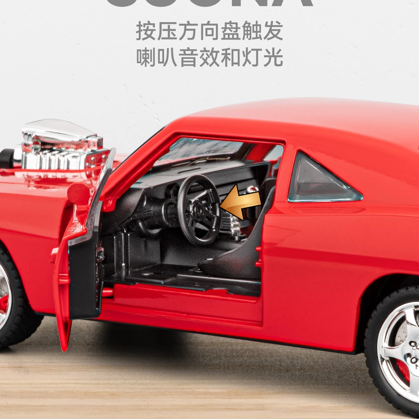 1:24 Schaal CHARGER Legering Diecast Model Auto Pull Back Mini Voertuigen Speelgoed voor Kinderen Liefhebbers Collectie