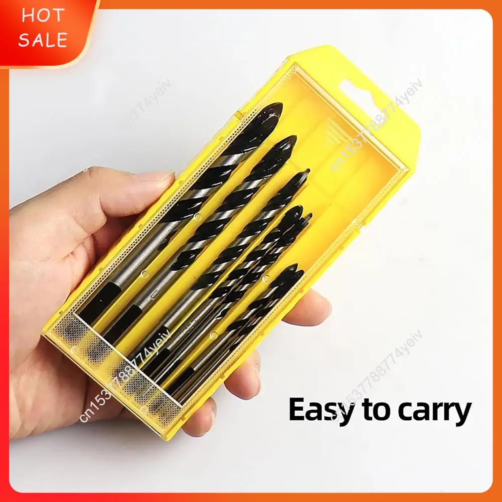 مجموعة لقم مثقاب البناء للزجاج/البلاط/البلاستيك/الخشب/الخرسانة/الاسمنت/المعادن، لقم ثقب كربيد احترافية، مجموعة (1/8-1/2 بوصة) A62X