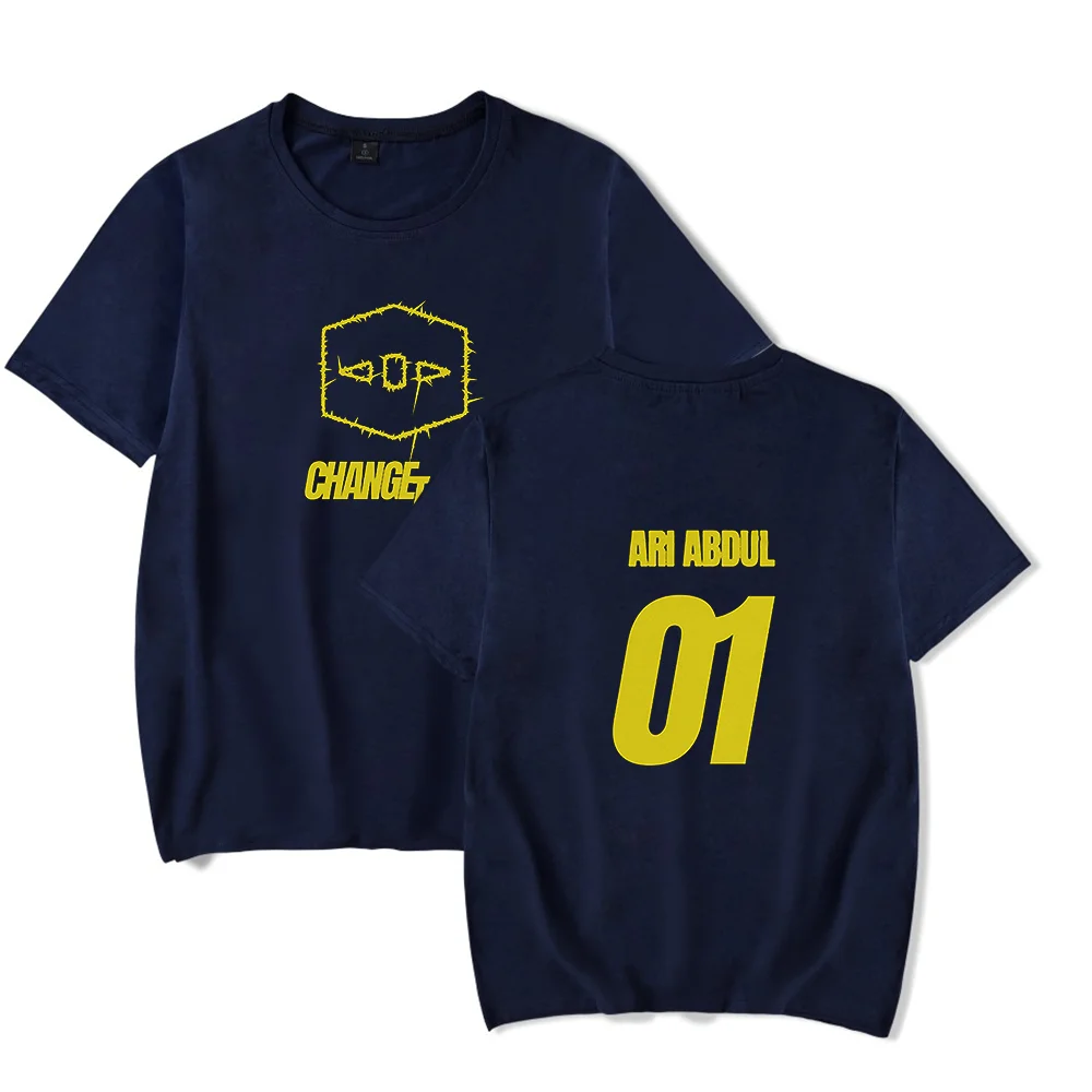 Ari Abdul Change tour Merch Tshirt Number 01 Print Men and women pure short sleeved round neck T-shirt fashionable top