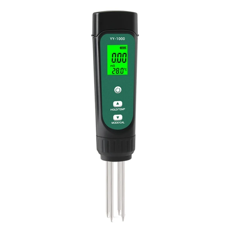 YY-1000 Soil EC Plant Water Meter Plant Moisture Conductivity Tester Garden Laboratory Household Measuring Tool