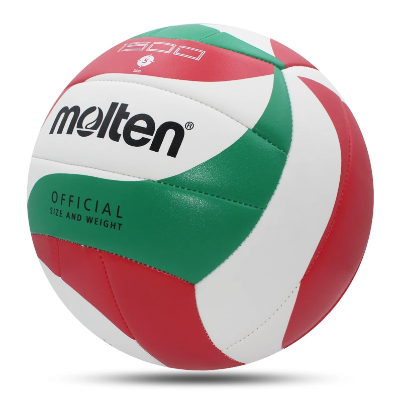 Bolas de vôlei fundidas tamanho padrão 5 toque macio pu alta qualidade indoor esportes ao ar livre competição treinamento jogo voleibol