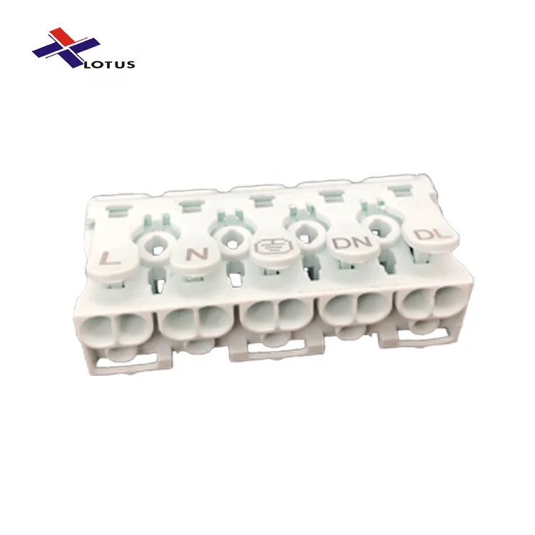 KB18-5P 20-14AWG 400pcs push button without the screw terminals Factory direct wire connector pin with factory price