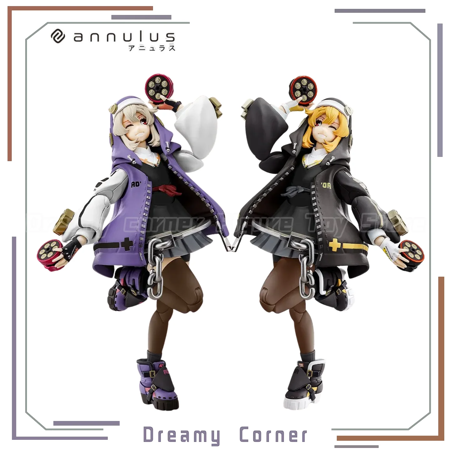 

【Pre-sale】H14.0cm annulus GSC Guilty Gear Strive BRIDGET PURPLE BLACK COLOR Ver Action Figure Assembled