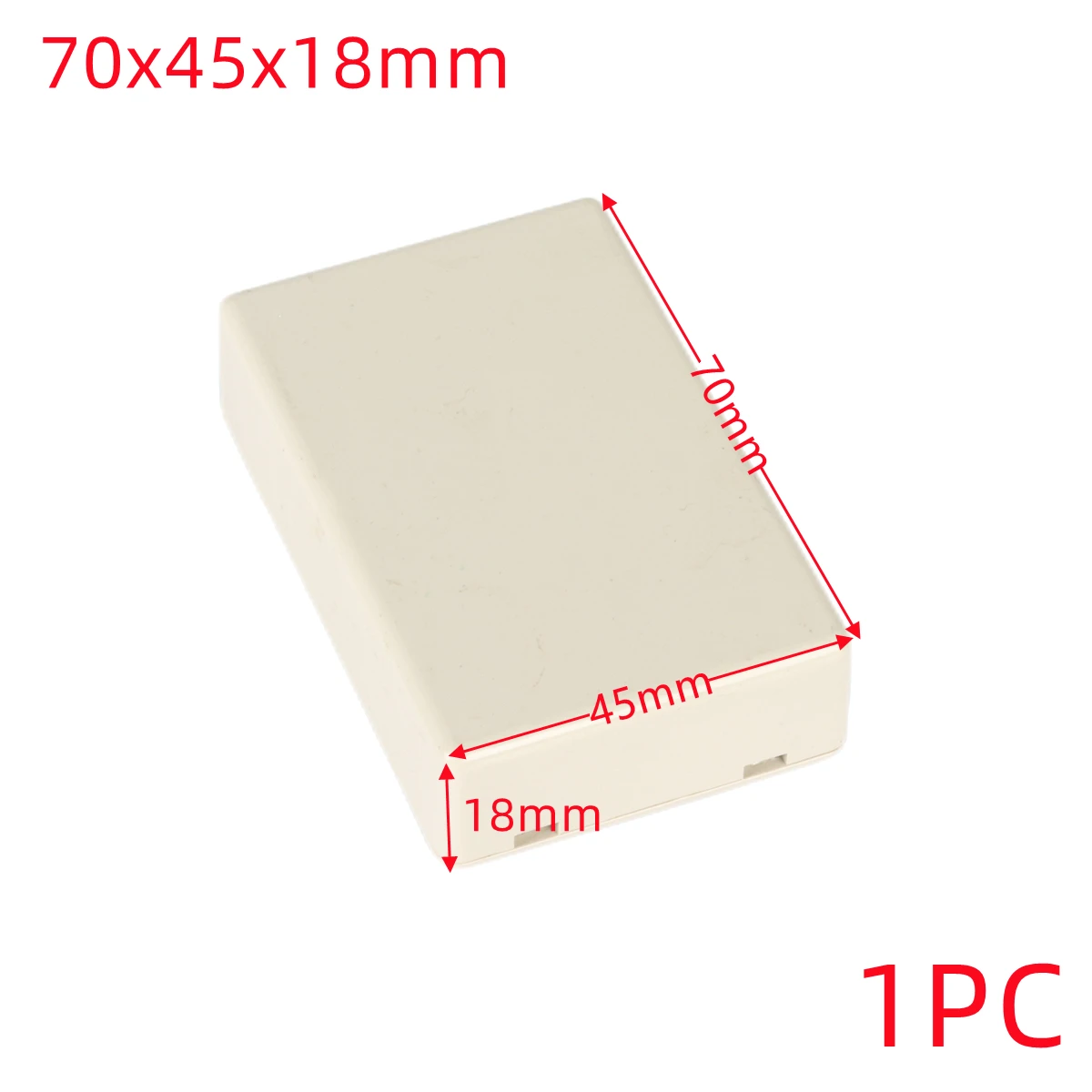 1PC White DIY ABS Plastic Project Box Storage Case Housing Instrument Case Enclosure Boxes Electronic Supplies