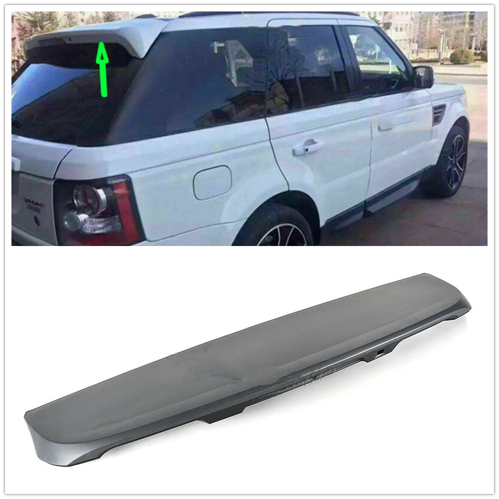 Exterior Rear Spoiler Wing Tail Roof Trunk Lid Window Trim Lip For Land Rover Range Rover Sport 2009-2013