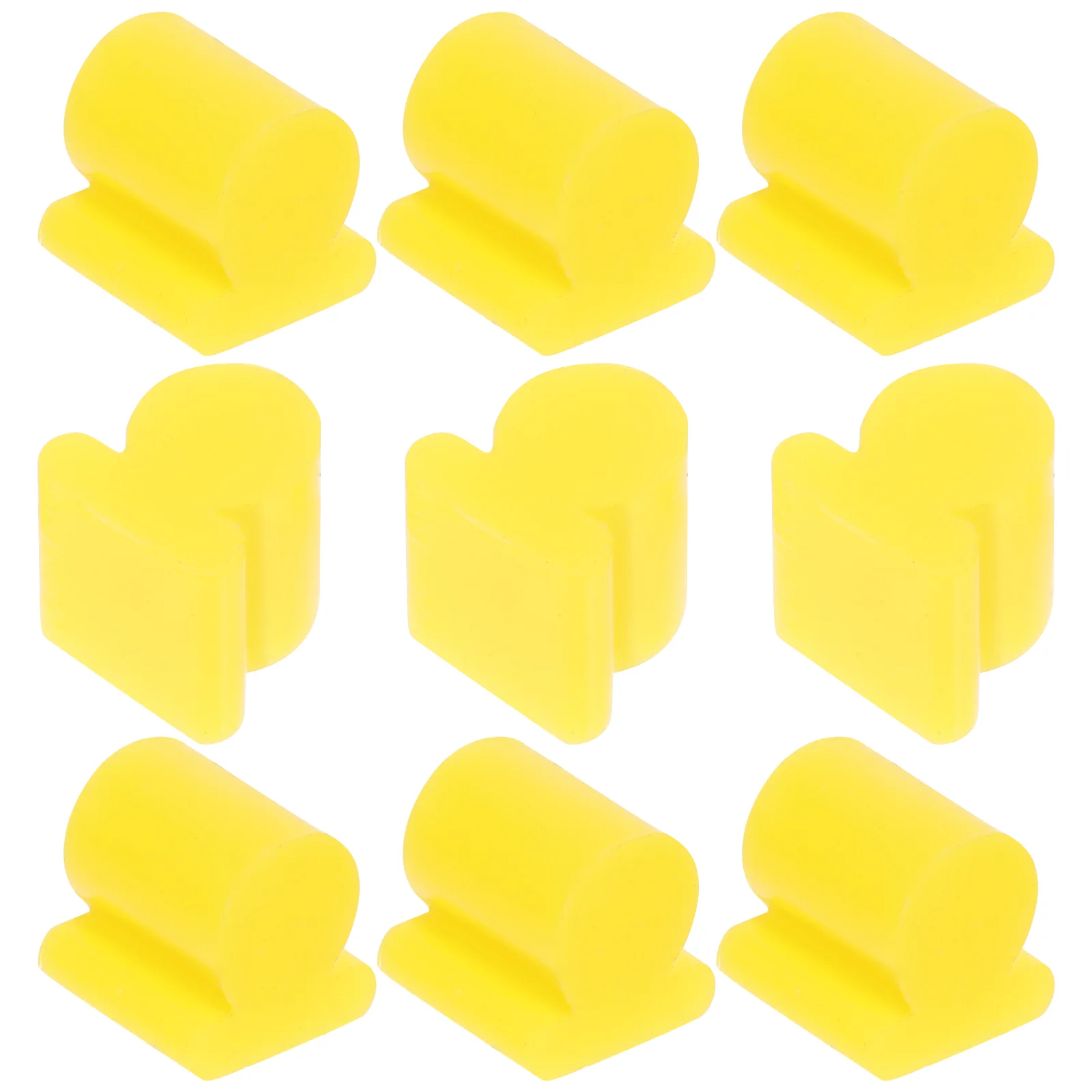 20 Pcs Plugs Musical Instrument Mute Pad Instruments Acoustic Bumper Parts Yellow Silica Gel