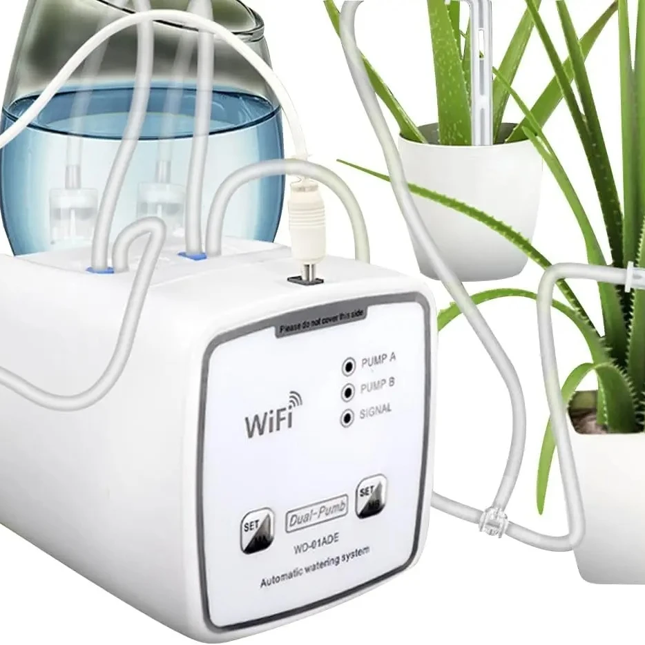 

Automatic Watering Pump Controller Intelligent Flowers Plants Sprinkler Drip Irrigation Device Pump Timer System Garden Tools