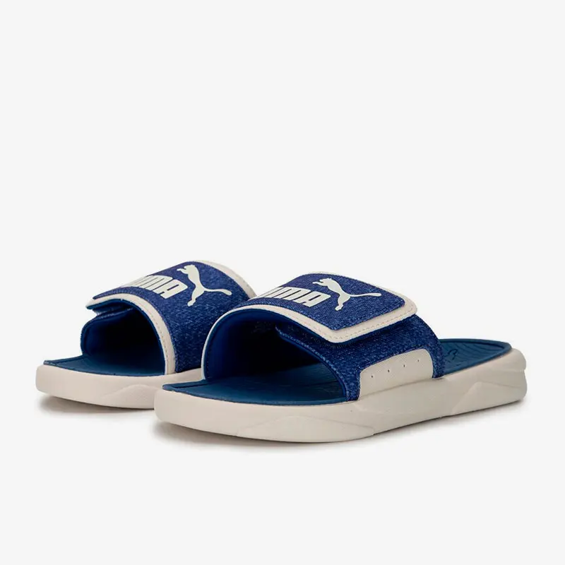 

Оригинальные летние новые мужские и женские спортивные удобные тапочки Puma на липучке 389154-01