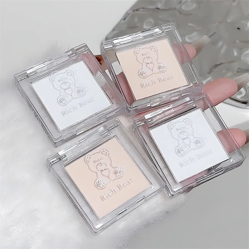 Mattes Highlighter-Puder für Tränenrillen und unter den Augen, natürlicher reinweißer aufhellender Schatten, 3D-Kontur-Gesichtsstraffungs-Make-up – Detail 7