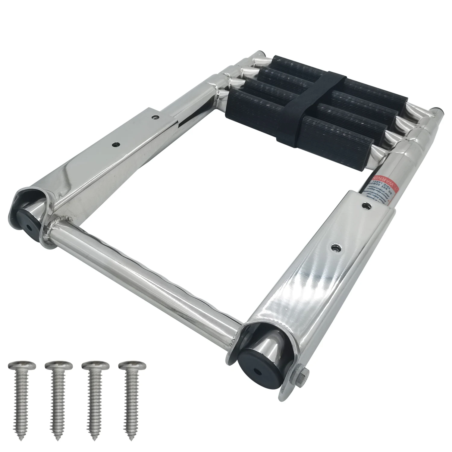 ISURE MARINE Marine Stainless Steel Ladder With Crossbeam, Portable And Safe Climbing Ladder Suitable For Yachts And Boats