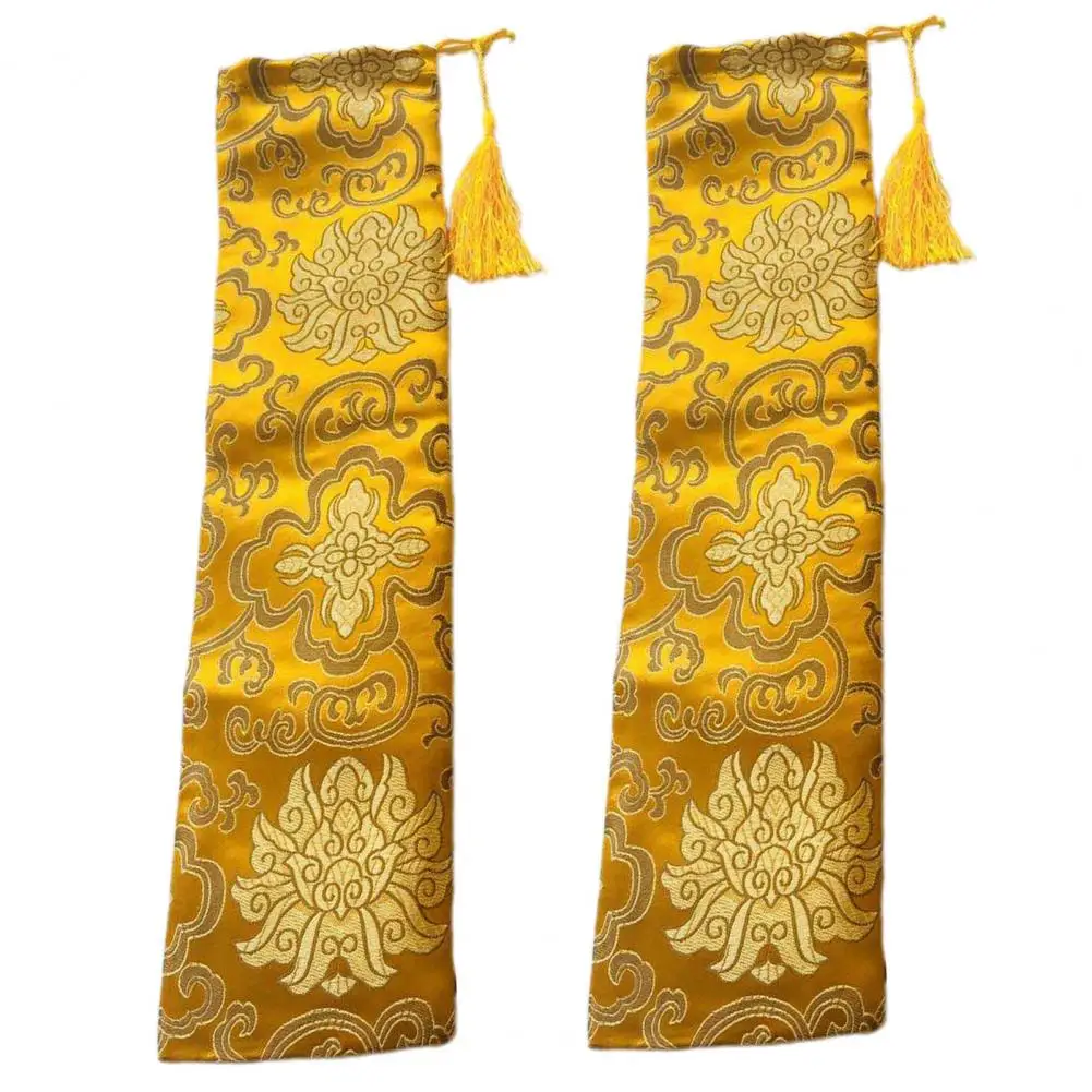 Tear Resistant 2Pcs Helpful Calligraphy Works Art Roll Storage Bag Polyester Poster Documents Storage Tube Washable