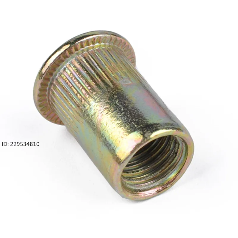 100 boxed color steel rivet nuts M3/4/5/6/8 combination, rivet nut set