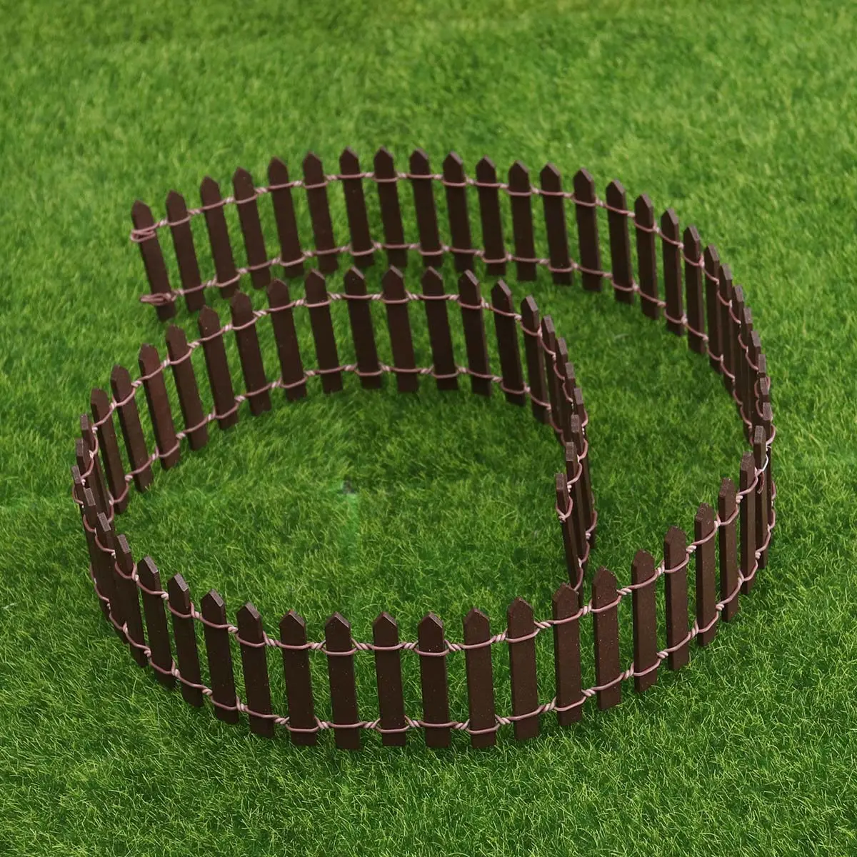 

White Miniature Wood Fence Realistic Fine Workmanship Fairy Garden Accessories Mini House Micro Pot Plant Bonsai Ornament