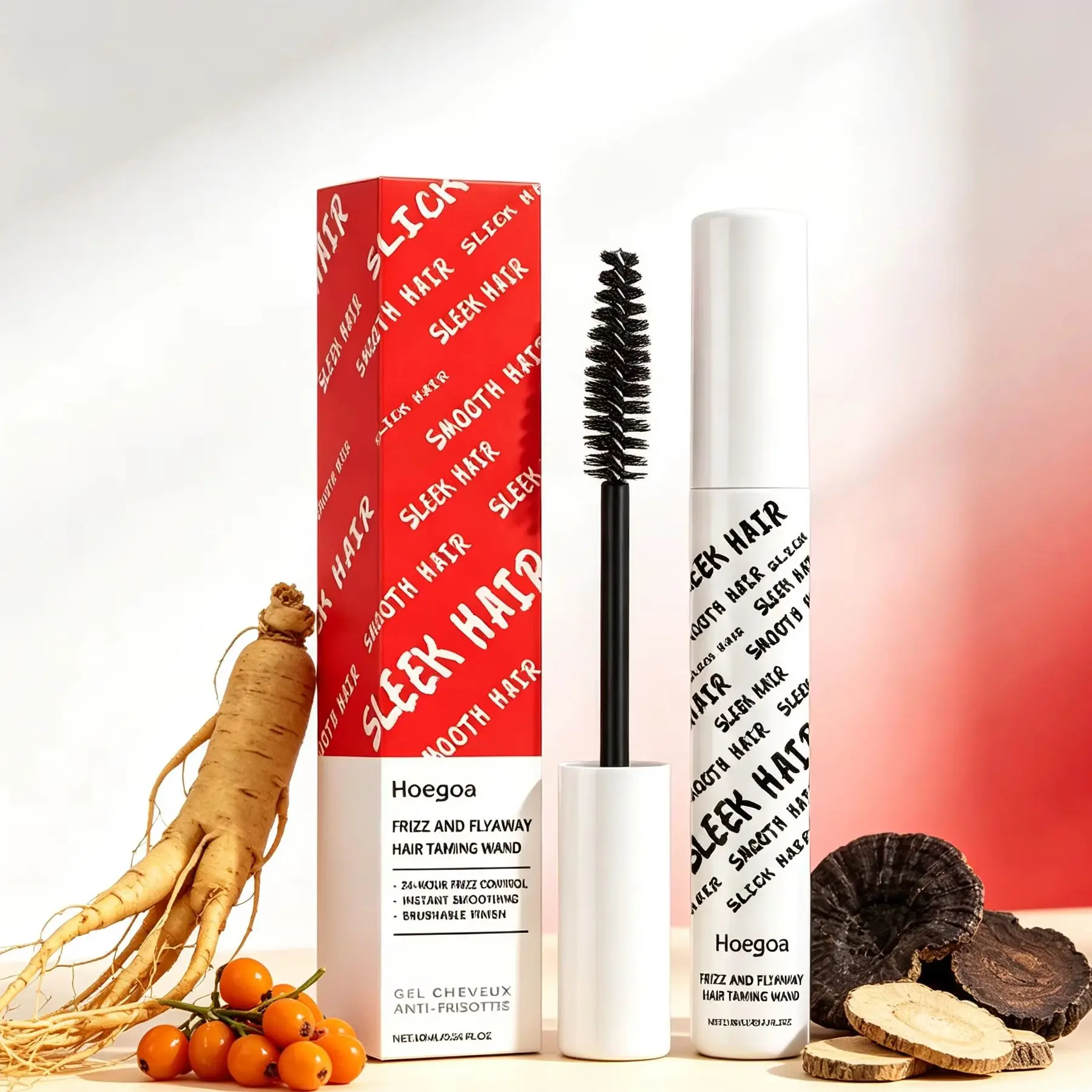 Hoegoa Flyaway Hair Taming Wand Smooth Hair Finishing Frizz Control Broken Hair Finishing Tool Anti Frizz Hair Styling Cream
