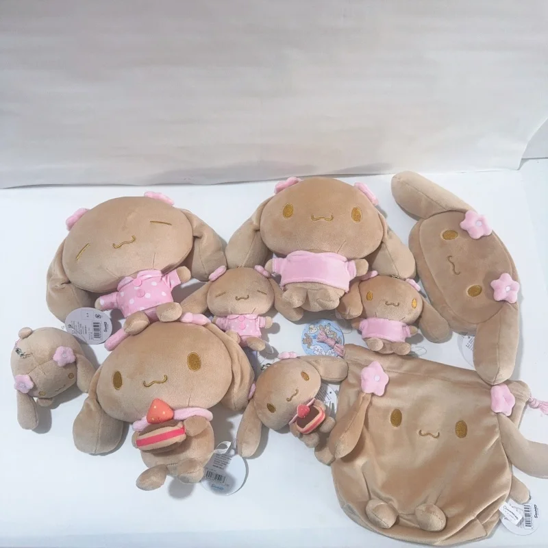 

Cinnamoroll Mocha Outing Series Plush Soft Stuffed Doll Pendant、 Makeup Bag, Pocket Bag Hanging Decor Cute Plush Collection
