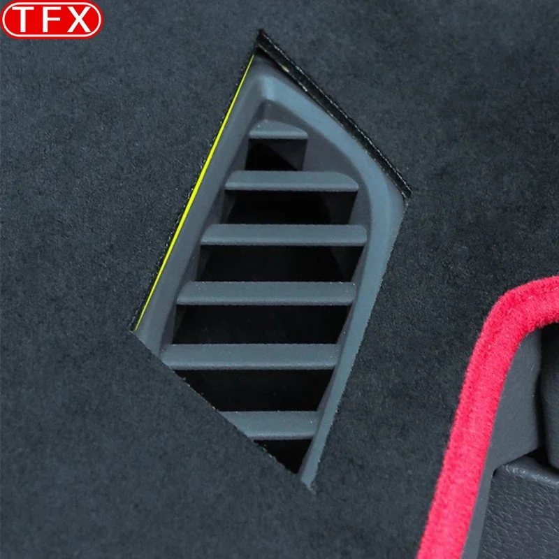 الفانيلا لوحة القيادة حصيرة ل Volkswagen VW ID.4 Crozz 2021-2022 داش الوسادة السجاد المضادة للأشعة فوق البنفسجية المضادة للانزلاق غطاء سيارة الملحقات الواقية #5