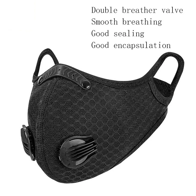 Outdoor protective mask Bicycle riding mask Dust and anti-smog activated carbon filter element