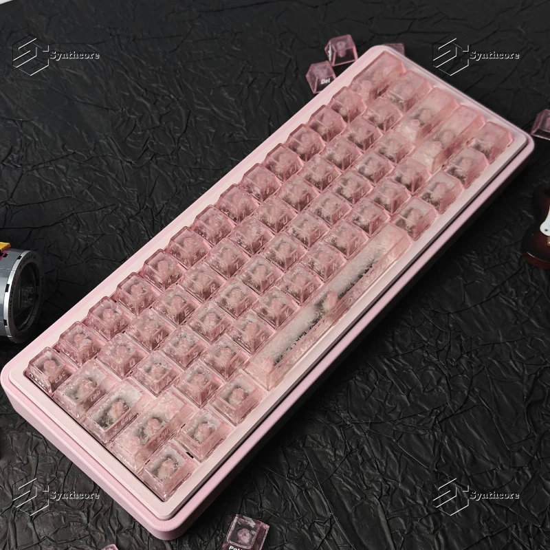 Carbon fiber translucent with a glacier-like appearance, ori