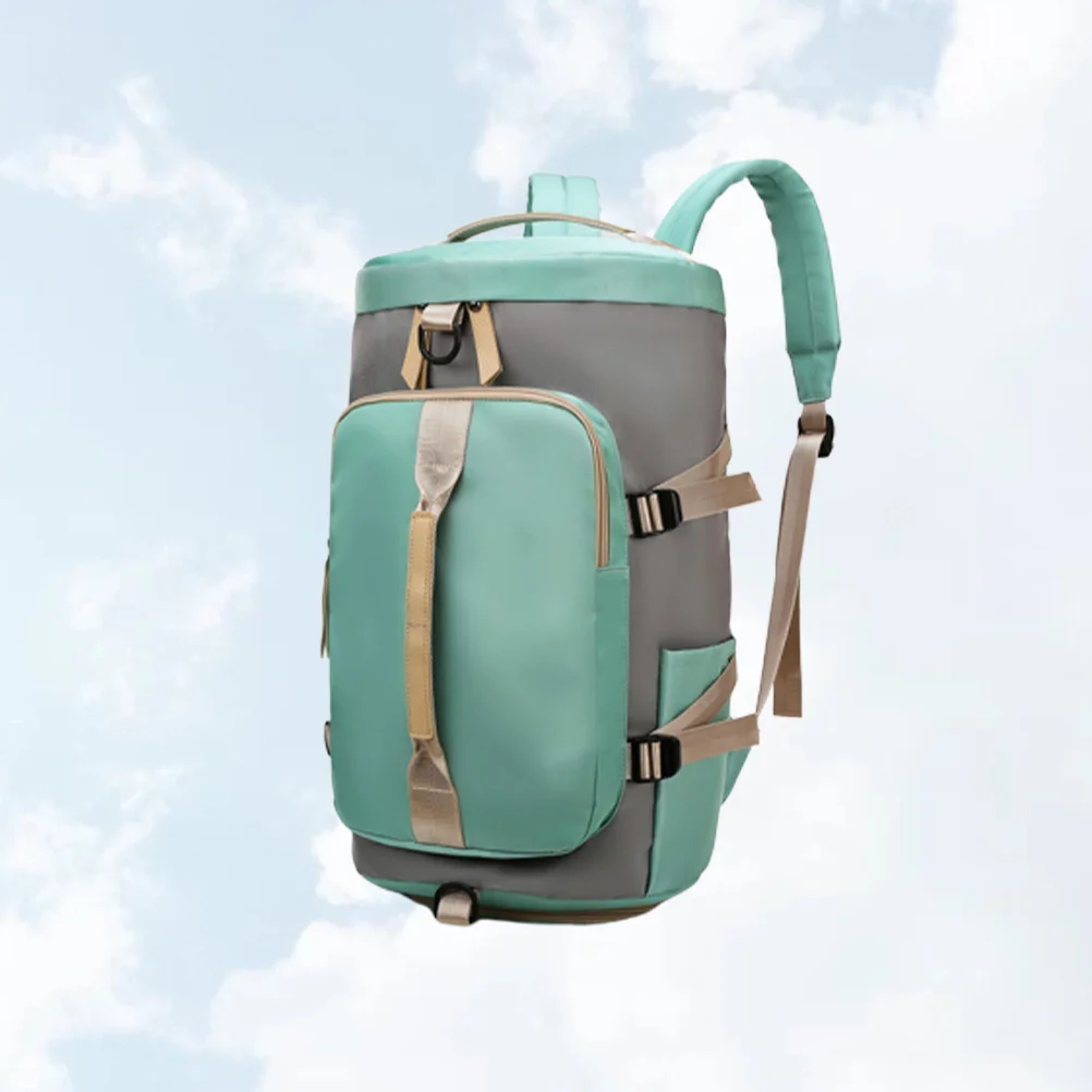 حقيبة نايلون من القماش الخشن ذات سعة كبيرة للسفر في صالة الألعاب الرياضية في عطلة نهاية الأسبوع، منظم متعدد الوظائف لرحلة التسوق على الشاطئ #3