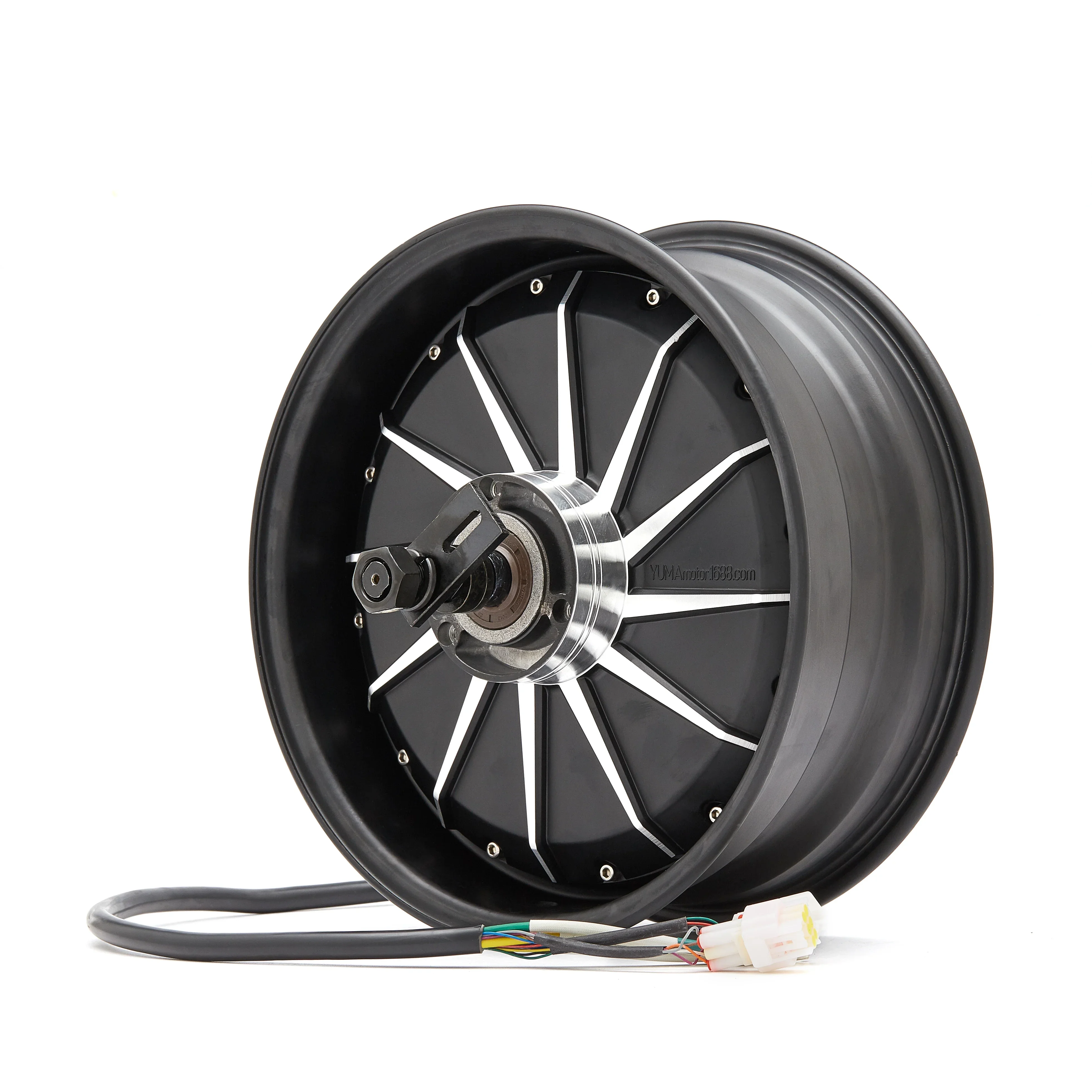 3000W-5000W 12Inch Brushless DC Hub Motor For Electric Motorcycle