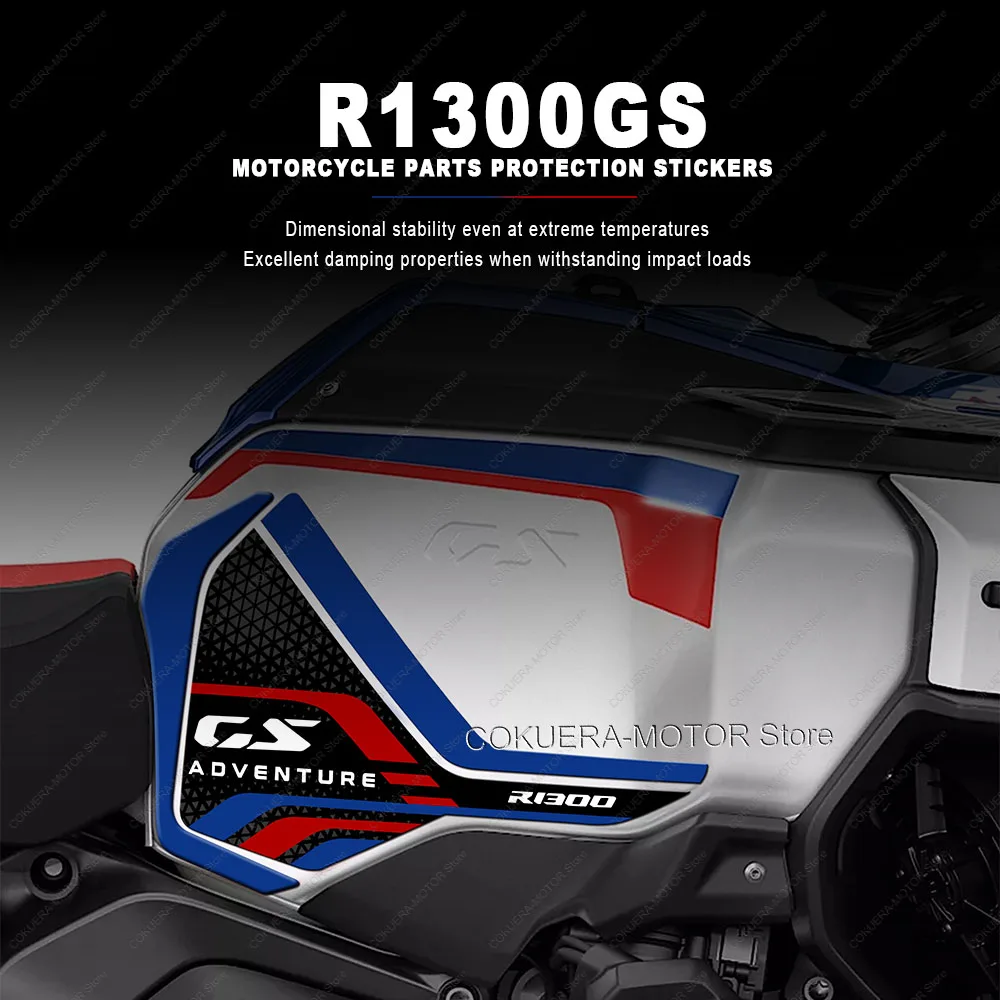 for R1300GS R 1300 GS Adventure 2025 Motorcycle Tank Pad Sticker 3D Gel Epoxy Resin Protective Sticker Decals Kit - Image 2