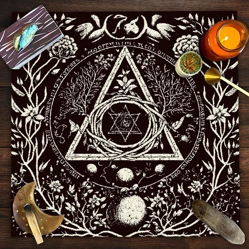 Tarot Tablecloth Table Game Caibu Wituals Ritual Accessories Witch Supplies Cloth Yugioh Playmat Mandala butterfly desk cover