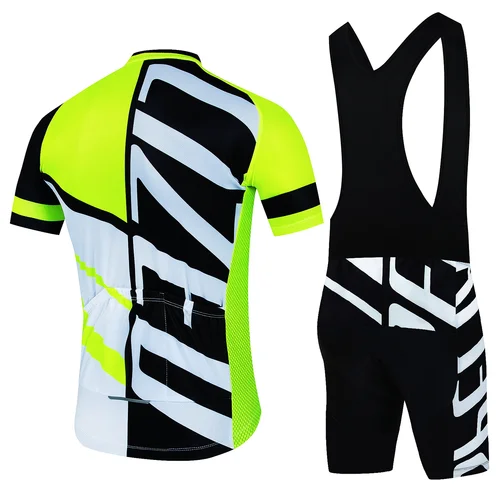 Imagen 2 del producto Ropa de ciclismo para hombre, equipo de ropa profesional para hombre, pantalones cortos, jersey de verano, Jersey para bicicleta, babero, Tricuta, 2024