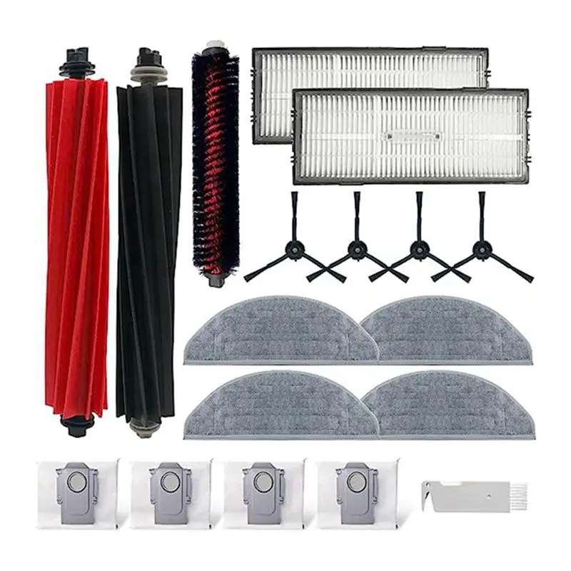 

ABLG Suitable For Roborock Sweeping Robot Accessories S8/S8 +/S8 Pro/G20 Main Brush Side Brush Filter Mesh Wipe Dust Bag