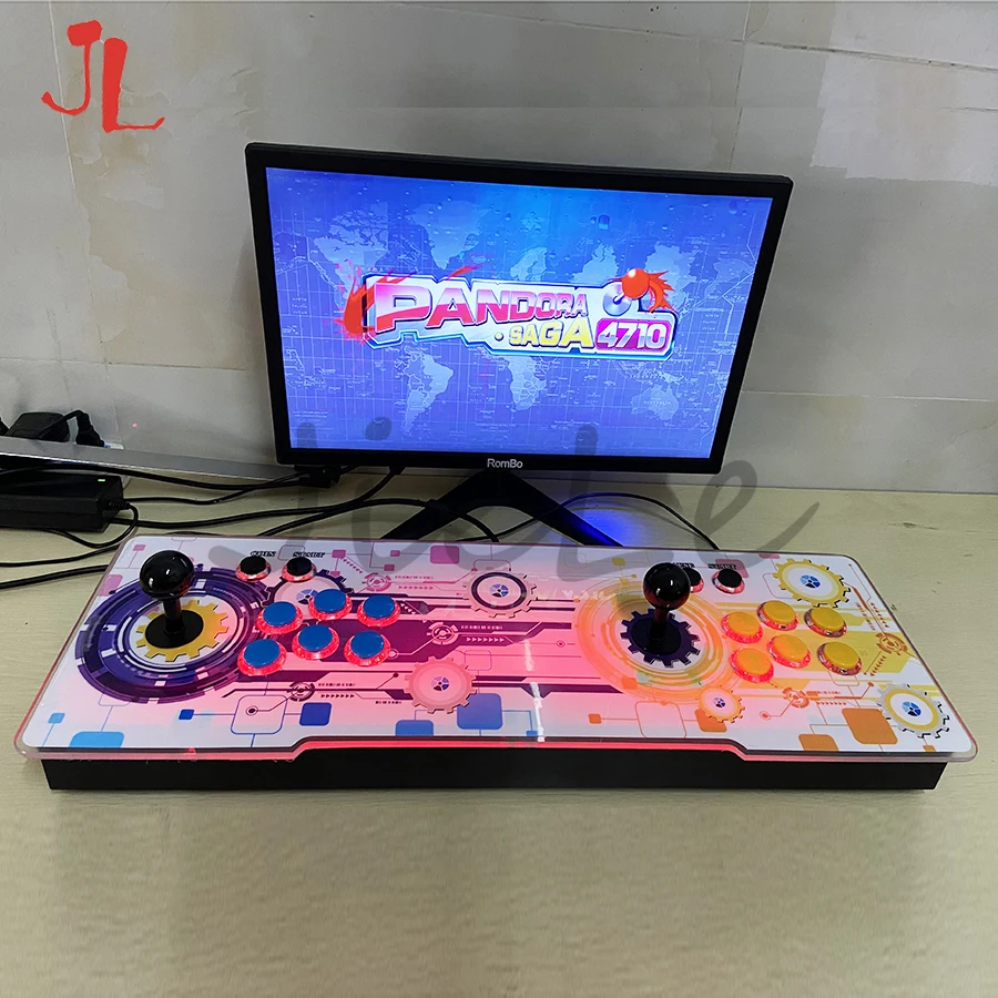 

4260 in 1 Arcade Video Game Console Pandora 9S PCB Board with 16*3D Games Retro Joystick Controller 6 Button & Sticker Custom